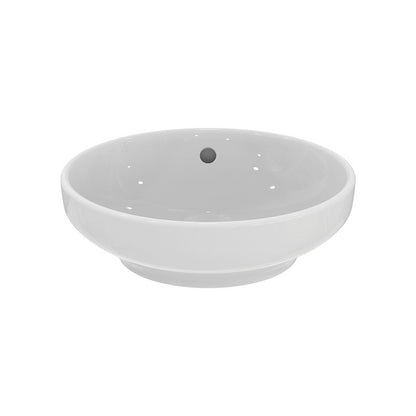 Ideal Standard i.life B mosdó, pultra ültethető, kerek, 400 mm, túlfolyóval, fehér
