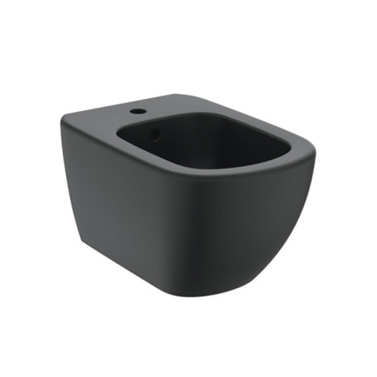 Ideal Standard Tesi fali bidé, rejtett rögzítéssel, silk black