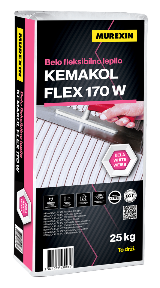 Murexin KEMAKOL FLEX 170 W RAGASZTÓHABARCS – FEHÉR