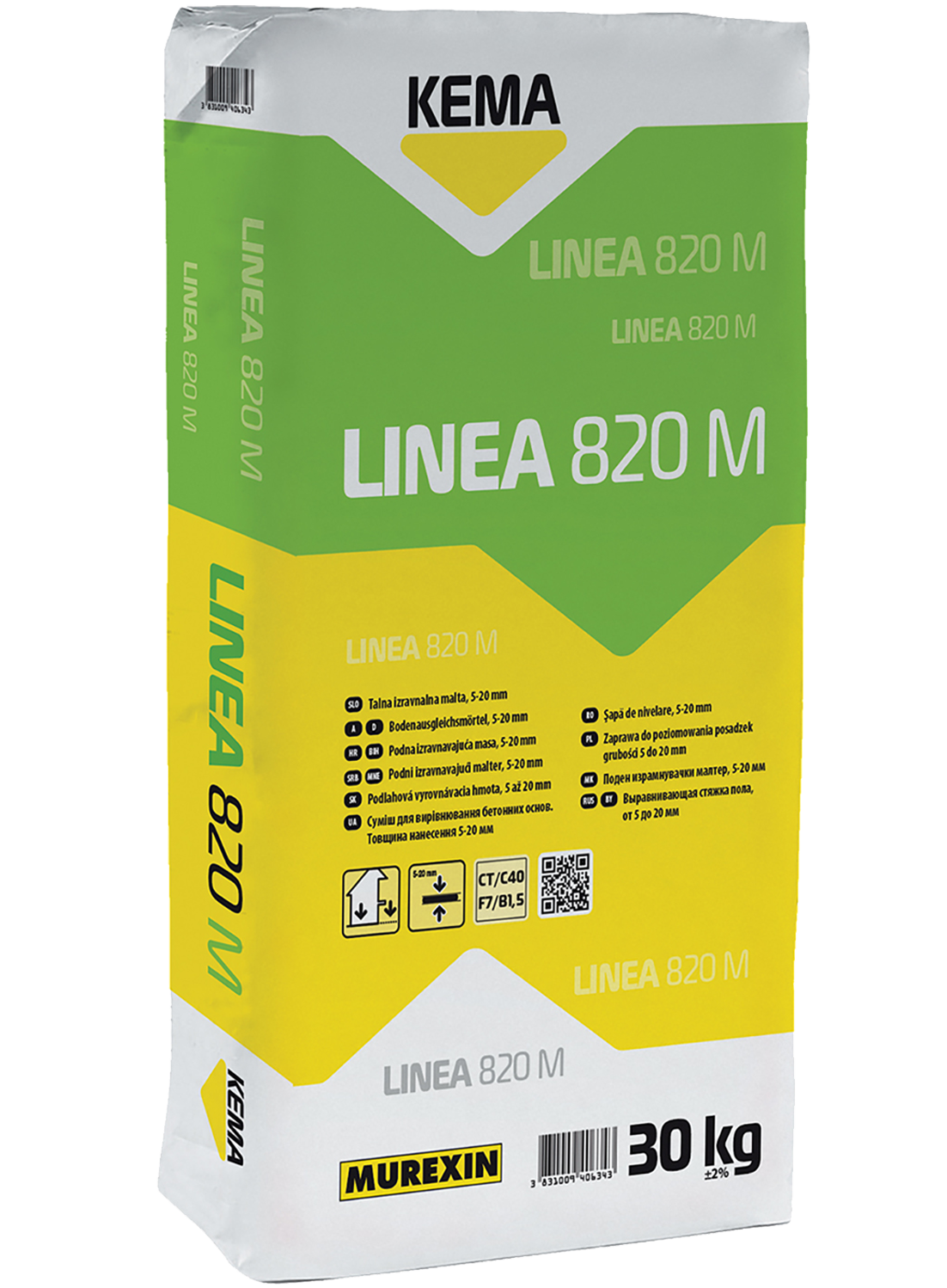 Murexin LINEA 820 M Kiegyenlítőhabarcs