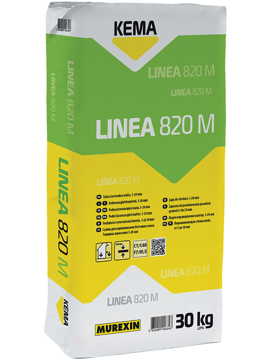Murexin LINEA 820 M Kiegyenlítőhabarcs