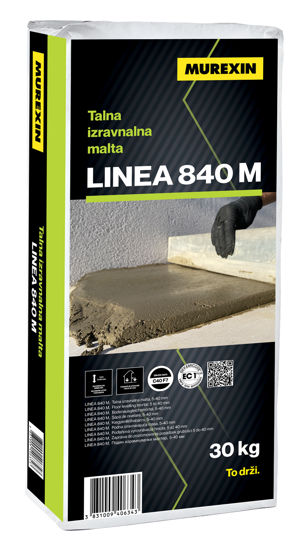 Murexin LINEA 840 M Gyors kiegyenlítőhabarcs