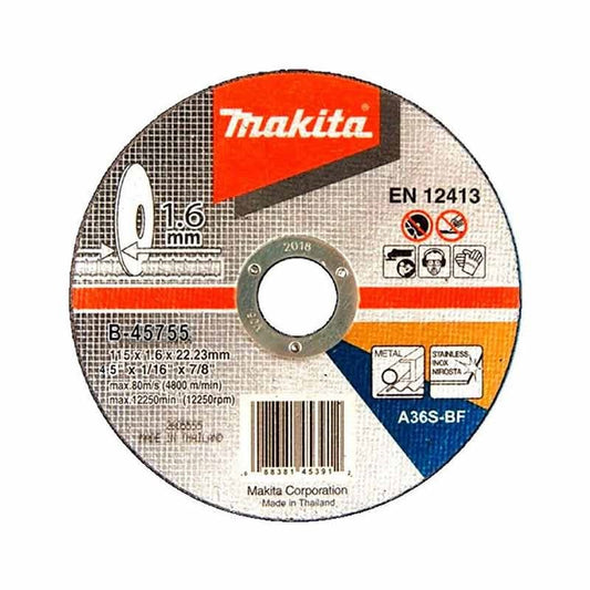 Makita B-45755 Vágókorong INOX 115x1,6 mm