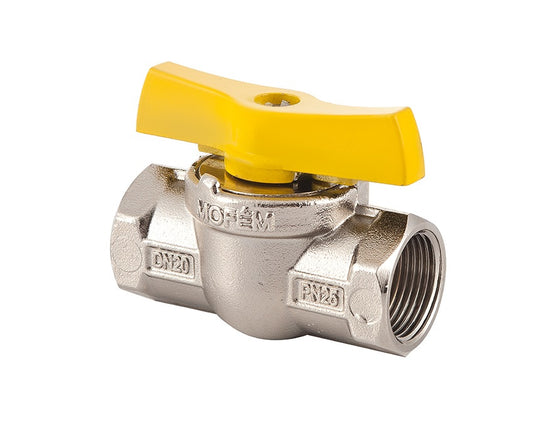 Mofém Flexum gázgcsap 1/2"bb króm sárga "új" hosszított test