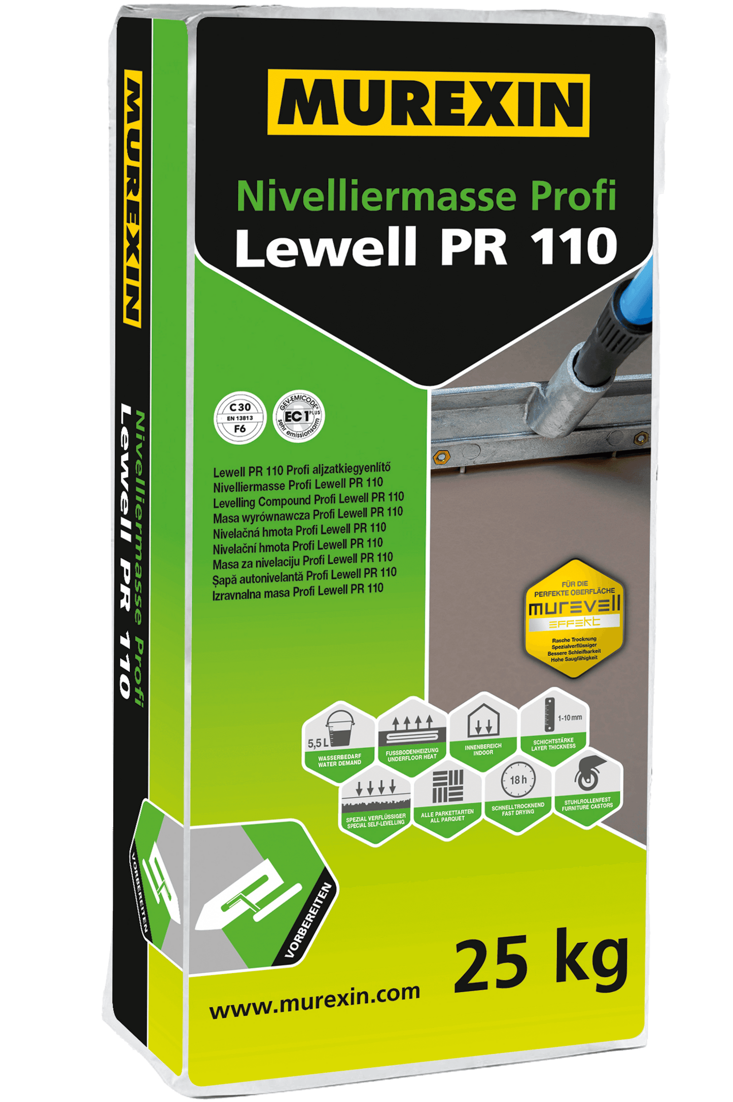 Murexin Lewell PR 110 Profi aljzatkiegyenlítő