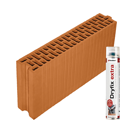 Porotherm® Porotherm 10 N+F Rapid Dryfix tégla