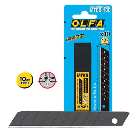 OLFA MTBB-10B - 12,5mm-es standard tördelhető penge