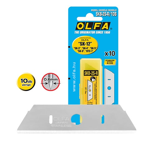 OLFA SKB-2S-R/10B - Rozsdamentes biztonsági penge