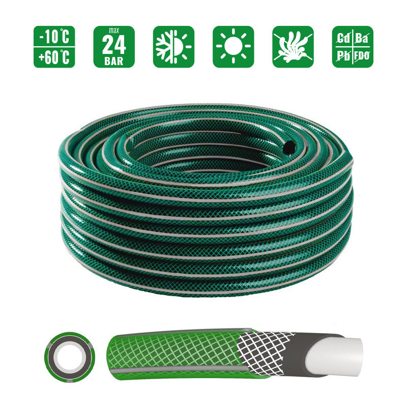 Locsolótömlő 3/4" 20m Zöld Wtools