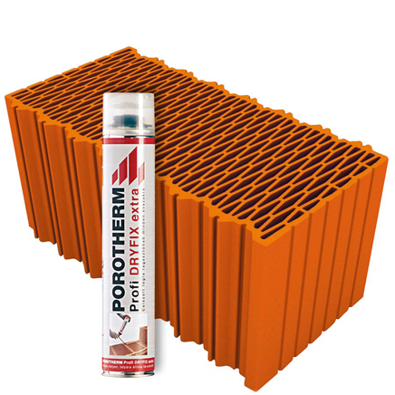 Porotherm® Porotherm 50 X-therm Rapid Dryfix tégla