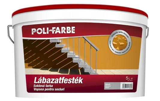 Poli-Farbe lábazatfesték csokoládébarna 5l