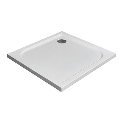 Radaway Delos C 100x100 szögletes, lapos akril zuhanytálca