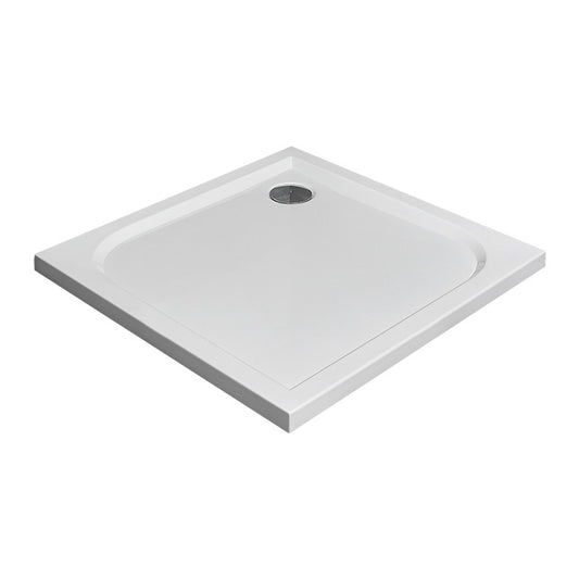 Radaway Delos C 100x100 szögletes, lapos akril zuhanytálca