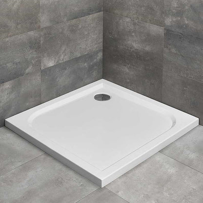 Radaway Delos C 80x80 szögletes, lapos akril zuhanytálca