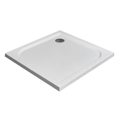 Radaway Delos C 90x90 szögletes, lapos akril zuhanytálca