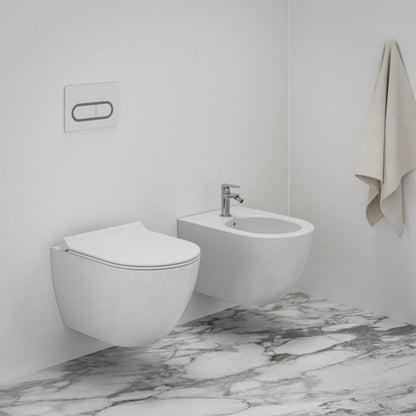 Ravak Elegante EL 056.00 álló bidécsaptelep 130 mm, leeresztő nélkül - króm