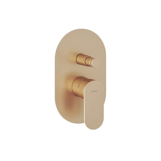 Ravak Elegante EL 061.60rgb.o2 falba süllyesztet csaptelep, automatikus kétutas, - szálcsiszolt rose gold