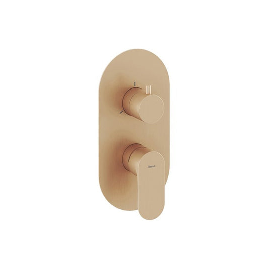 Ravak Elegante EL 068.60rgb.o3.rb07f falba süllyesztett csaptelep, háromutas, - szálcsiszolt rose gold