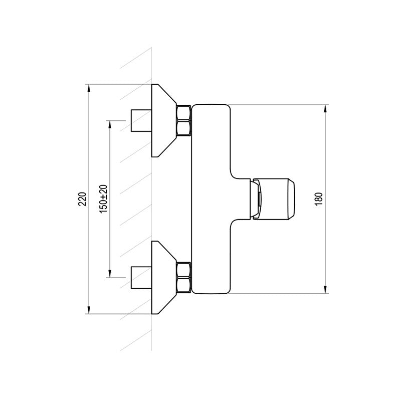 RAVAK LF 032.20BL ZUHANYCSAPTELEP SZETT NÉLKÜL, FEKETE