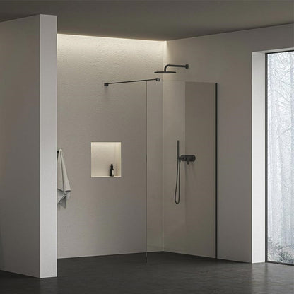 Ravak Walk-In Air Wall zuhanykabin, fekete