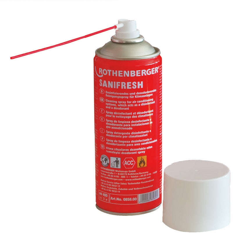 Rothenberger klímatisztító spray 400ml sanifresh