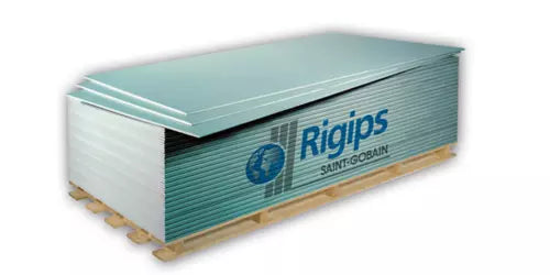 Rigips impregnált gipszkarton építőlemez RBI 12,5x1200x2000mm