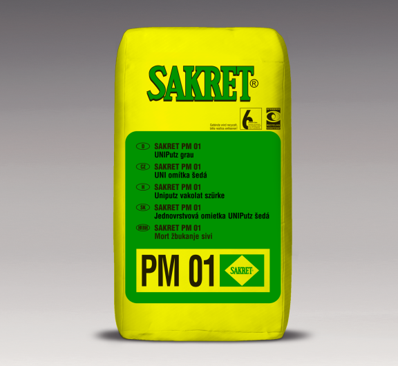 SAKRET PM-01 Uniputz vakolat szürke 40kg