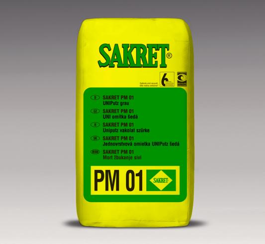 SAKRET PM-01 Uniputz vakolat szürke 40kg