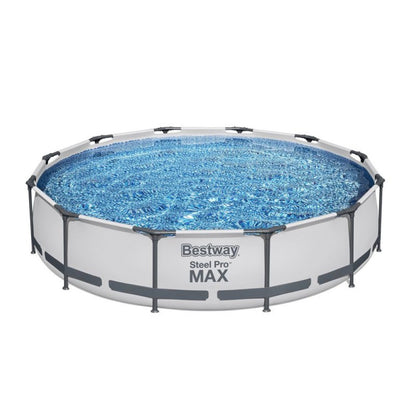 BESTWAY Steel Pro Max csővázas medence szett, 366 x 76 cm, papírszűrős, vízkapacitás 6473 l (56416)