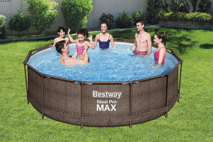 Bestway Steel Pro Max Rattan 3,66 m x 100 cm medence szett (56709)