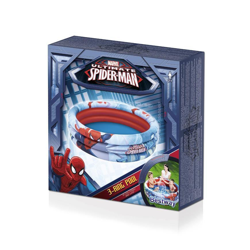 BESTWAY, 98018, Spider-Man felfújható gyermekmedence, 1,22 x 0,30 m