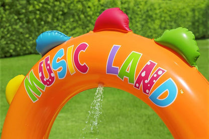 BESTWAY, 53117, Sing 'n Splash, felfújható gyermekmedence, 2,95 x 1,90 x 1,37 m