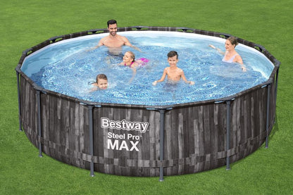 BESTWAY Steel Pro Max fémvázas medence szett, 427 x 107 cm (5614Z)