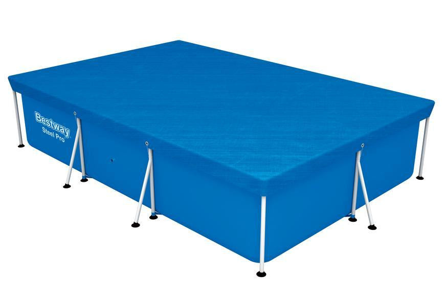 BESTWAY 3m x 2,01m csővázas medence védőtakaró (58106) (FFF 123)