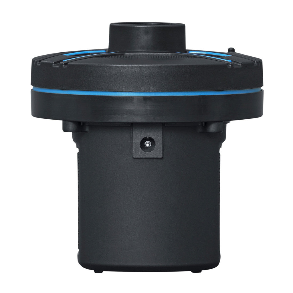 Elektromos pumpa, BESTWAY PowerTouch, fekete, 30 W, 220–12 V, 490 l/perc, 11,3 x 10,1 x 10,7 cm, 3 cserélhető fúvóka, felfújás és leeresztés funkció (62255)