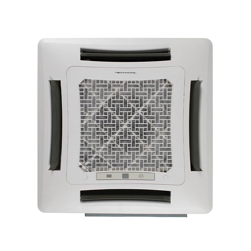 Technik Cool fan coil, kazettás, kétcsöves kivitel,  2,75 kw/3,4 kw, 664 x 594 x 292 mm