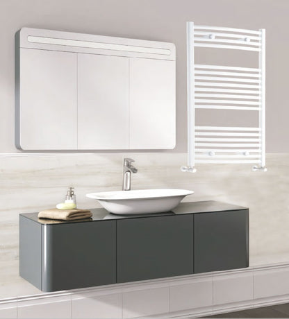 Technik Therm Angora 600x700 íves fehér törölközőszárító radiátor