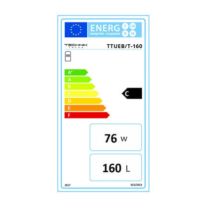 Technik Therm indirekt hmv tároló egy standard csőkígyóval, 160 l, ttueb/t-160