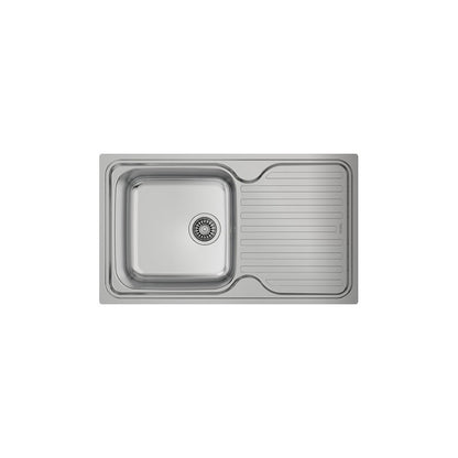 Teka mosogató rozsdamentes beépített classic 86 1b 1d 860*500 + 61001113 szifon
