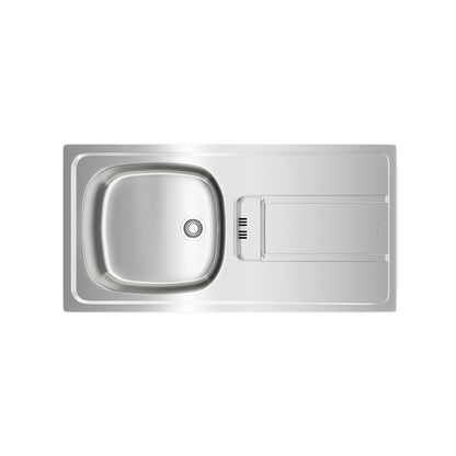 Teka mosogató rozsdamentes beépített gravity 45  e-xp 1b 1d + 115890021 szifon