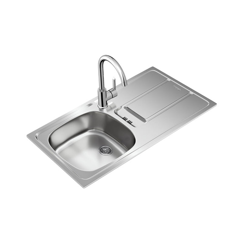 Teka mosogató rozsdamentes beépített gravity 45  e-xp 1b 1d + 115890021 szifon