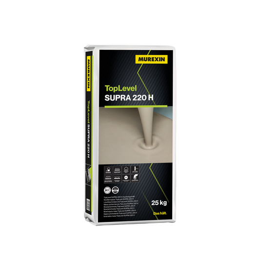 Murexin TopLevel SUPRA 220 H Aljzatkiegyenlítő / Lewell SP 220 Speciál aljzatkiegyenlítő