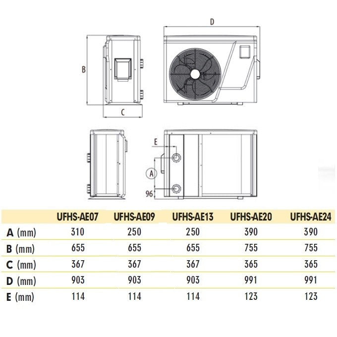 Aquark ELITE Inverter medence hőszivattyú 24,2 kW