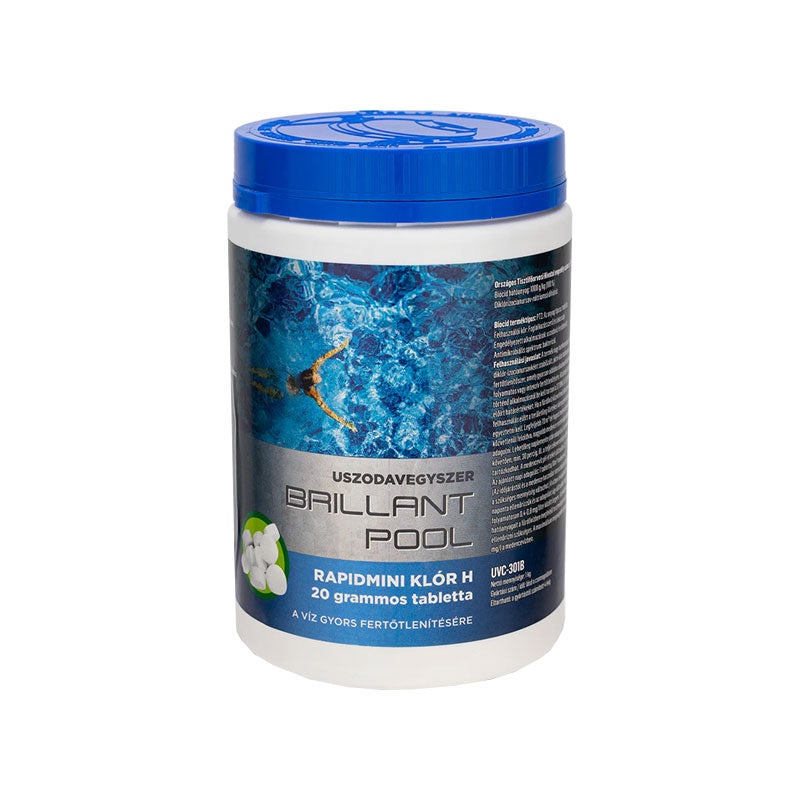 Klórtabletta medencéhez 20gr-os 1,0kg Rapidmini Brilliant Pool
