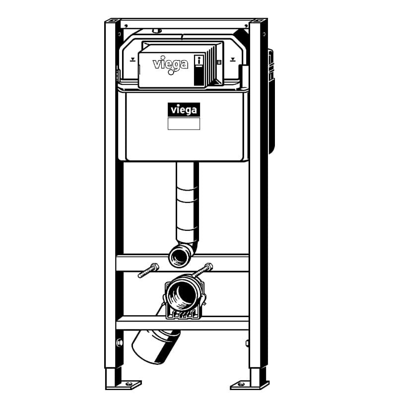 Viega Prevista Dry projekt wc elem 1120mm