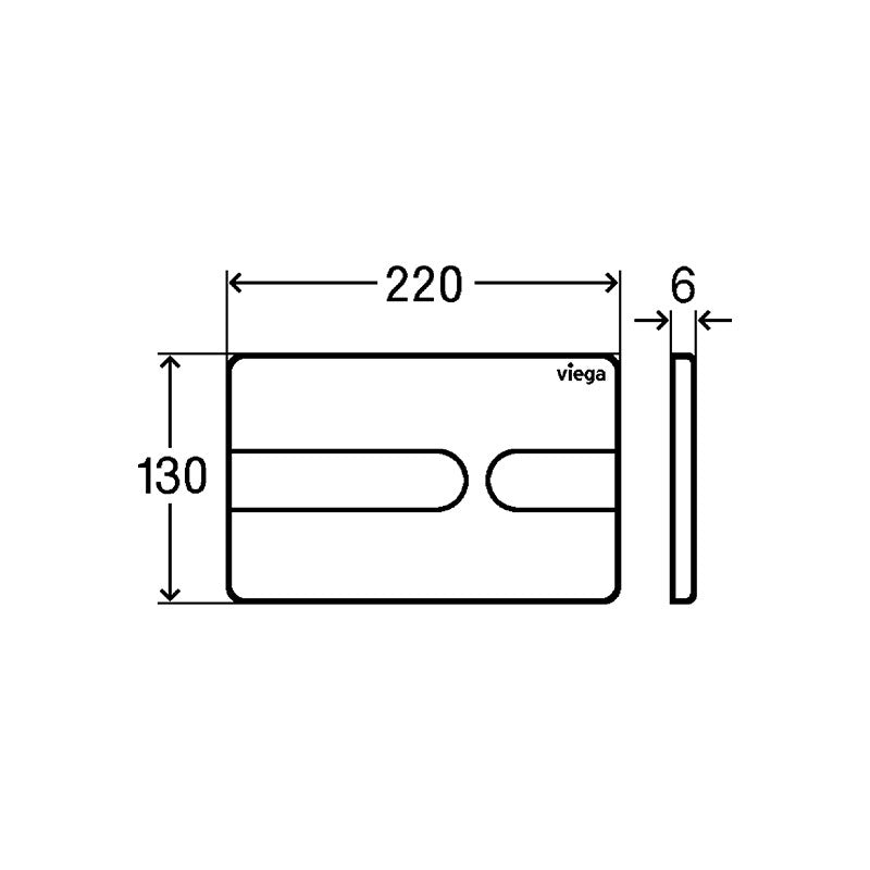 Viega Prevista wc ny,lap.visign for style23