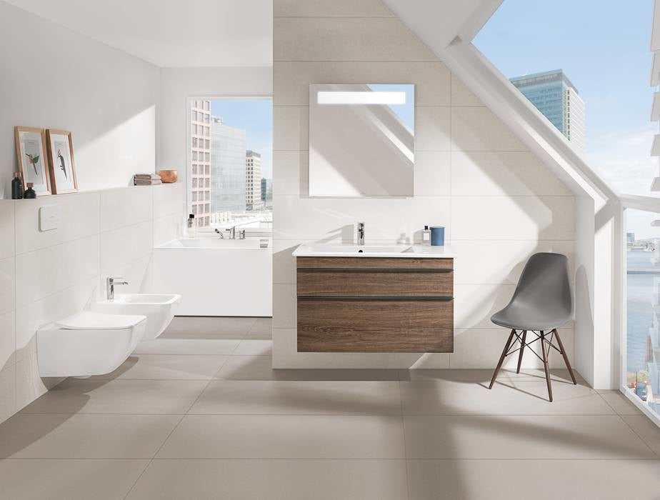 Villeroy & Boch Venticello perem nélküli fali wc kombipack,  slimseat line