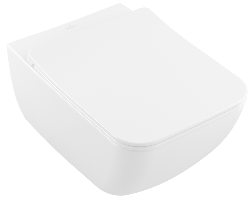 Villeroy & Boch Venticello perem nélküli fali wc kombipack,  slimseat line