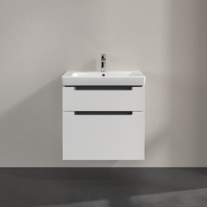 Villeroy&Boch Subway 2.0 alsószekrény, 2 kihúzható fiók, 637x454x590 mm, fényes fehér