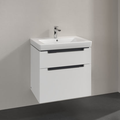 Villeroy&Boch Subway 2.0 alsószekrény, 2 kihúzható fiók, 637x454x590 mm, fényes fehér